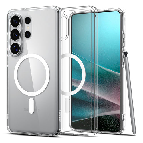 Spigen Galaxy S26 Ultra 5G (2026)   Ultra Hybrid MagFit Case - Clear White