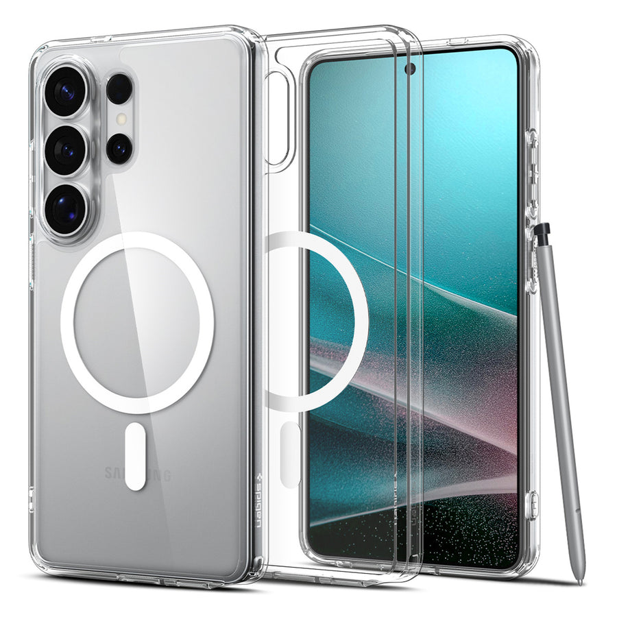 Spigen Galaxy S26 Ultra 5G (2026)   Ultra Hybrid MagFit Case - Clear White