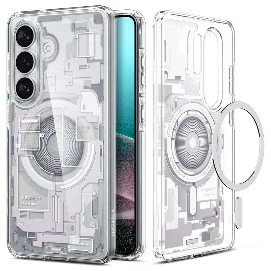 Spigen Galaxy S26 5G (2026)   Ultra Hybrid MagFit Zero One Case - White