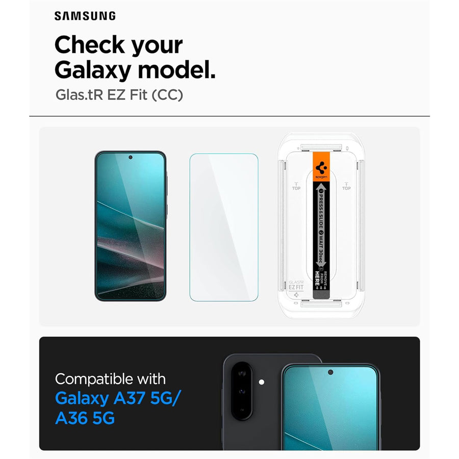 Spigen Galaxy A37 5G (2026) Premium Tempered Glass Screen Protector