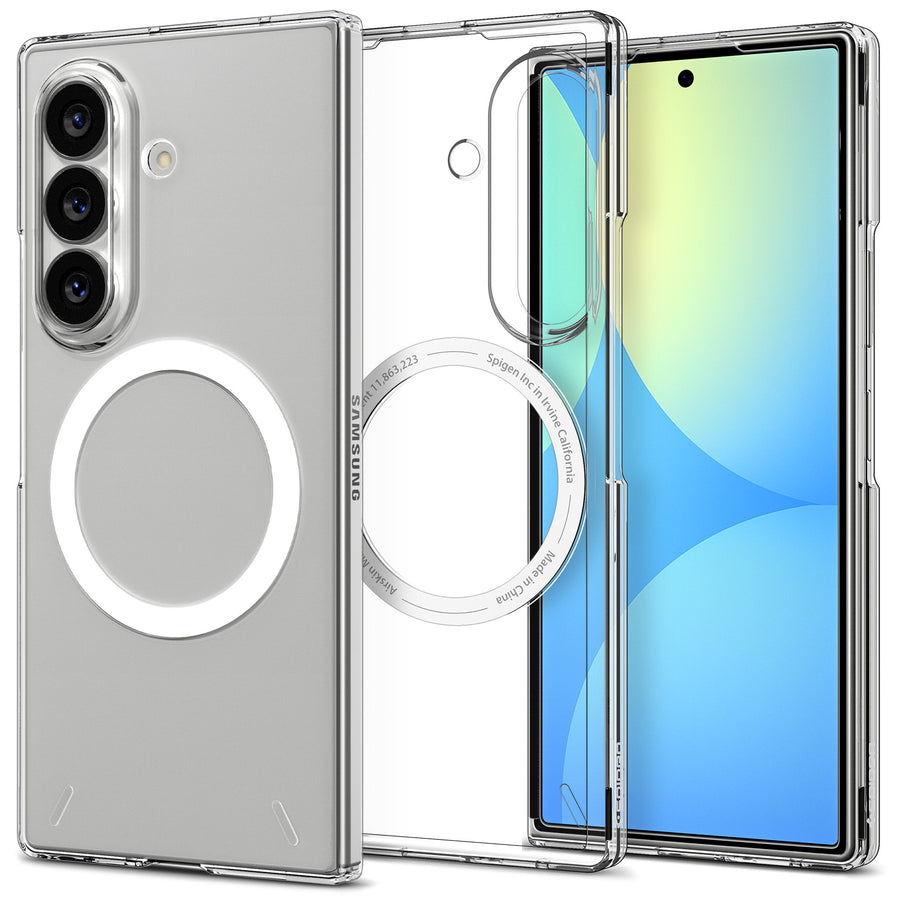 Spigen Samsung Galaxy Z Fold8 Ultra Airskin MagFit Case - Clear White
