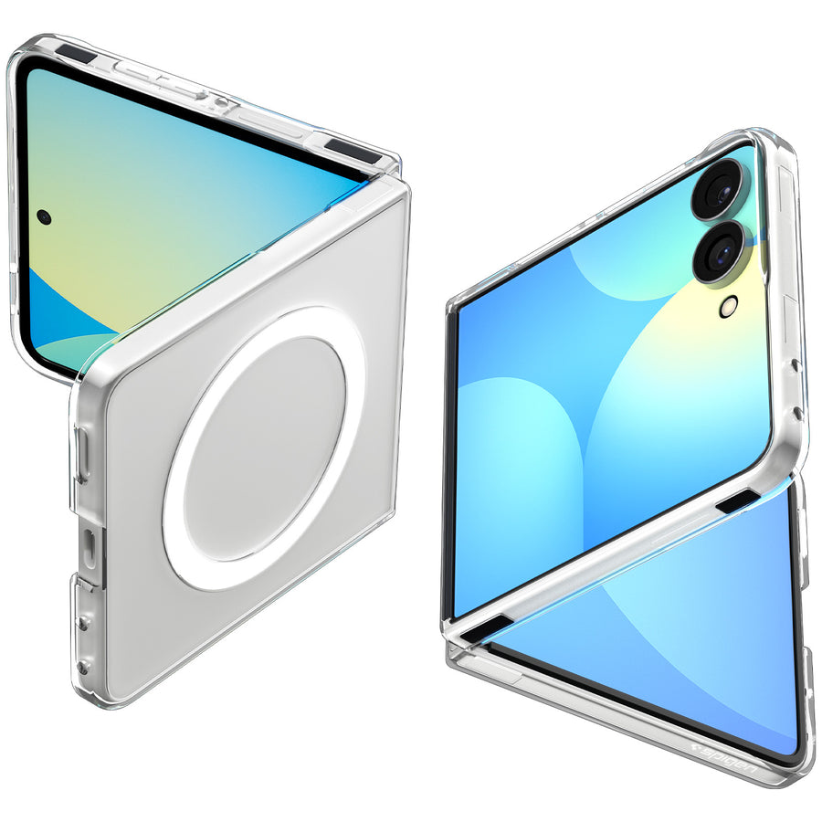 Spigen Samsung Galaxy Z Flip8 5G Airskin MagFit Clear  Case - White