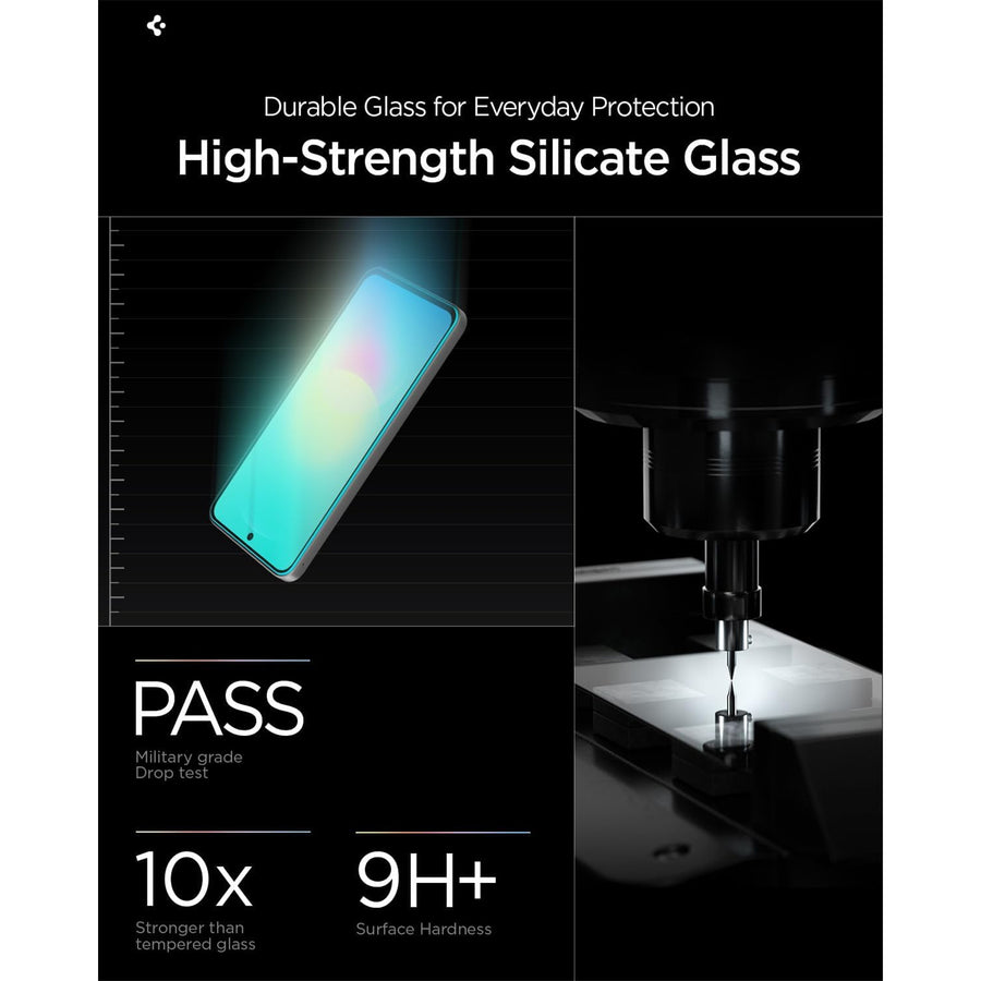 Spigen Galaxy A27 5G (2026)   Premium Tempered Glass Screen Protector - 2 Pack