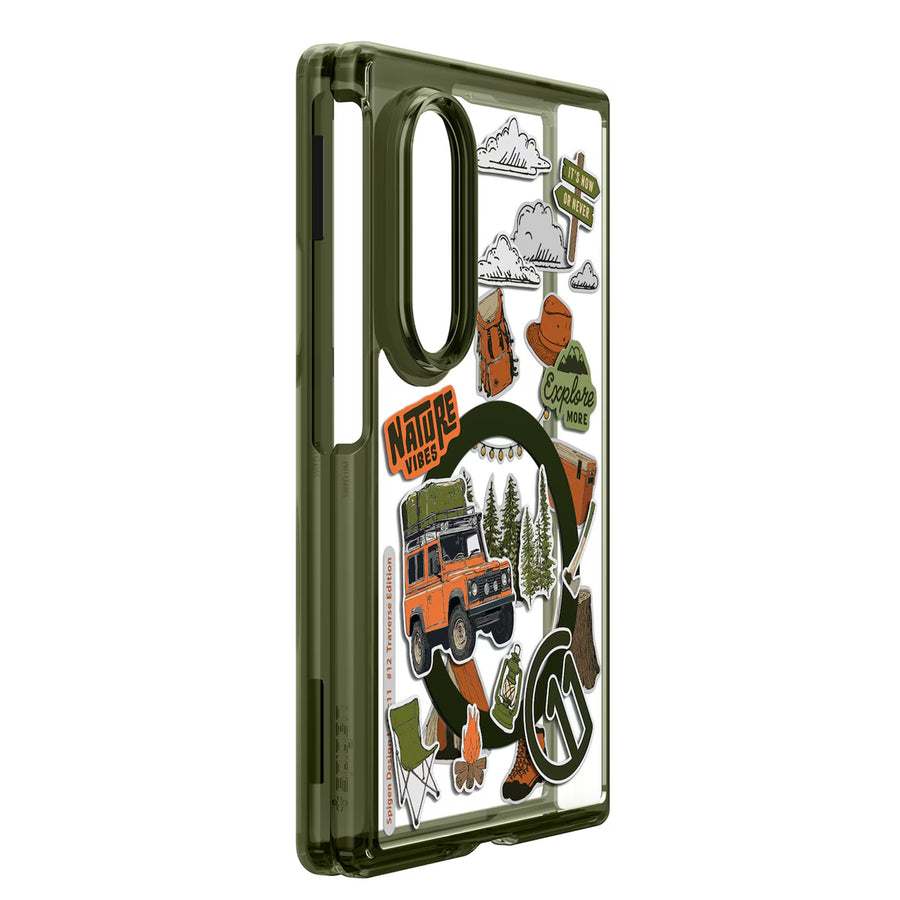 Samsung Galaxy Z Fold8 (2026) c11 Magnet Case (Traverse) - Khaki