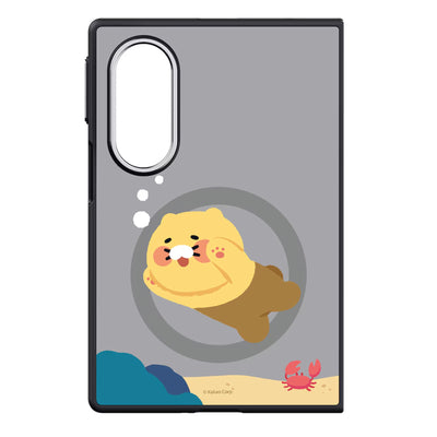 Samsung Galaxy Z Fold8 (2026) Mirror Magnet Case (Kakao Friends) - Brown