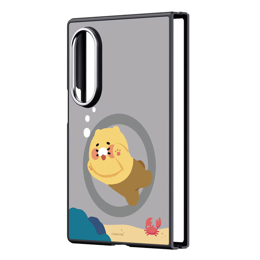 Samsung Galaxy Z Fold8 (2026) Mirror Magnet Case (Kakao Friends) - Brown