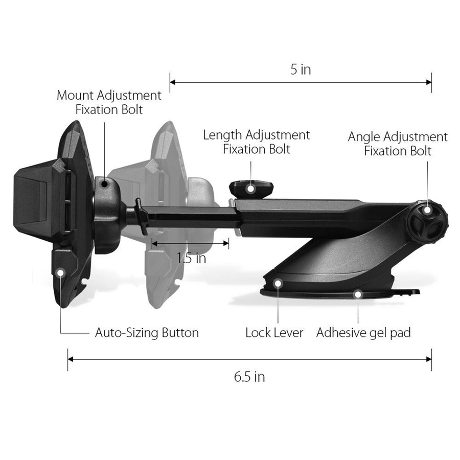 Spigen   Windscreen / Dashboard Universal Premium Phone Car Mount - Black