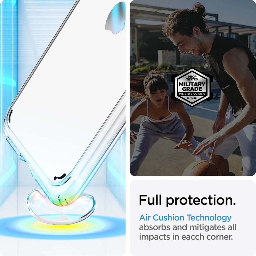 Spigen iPhone SE (3rd / 2nd Gen) / 8 / 7 Ultra Hybrid 2  Case - Crystal Clear