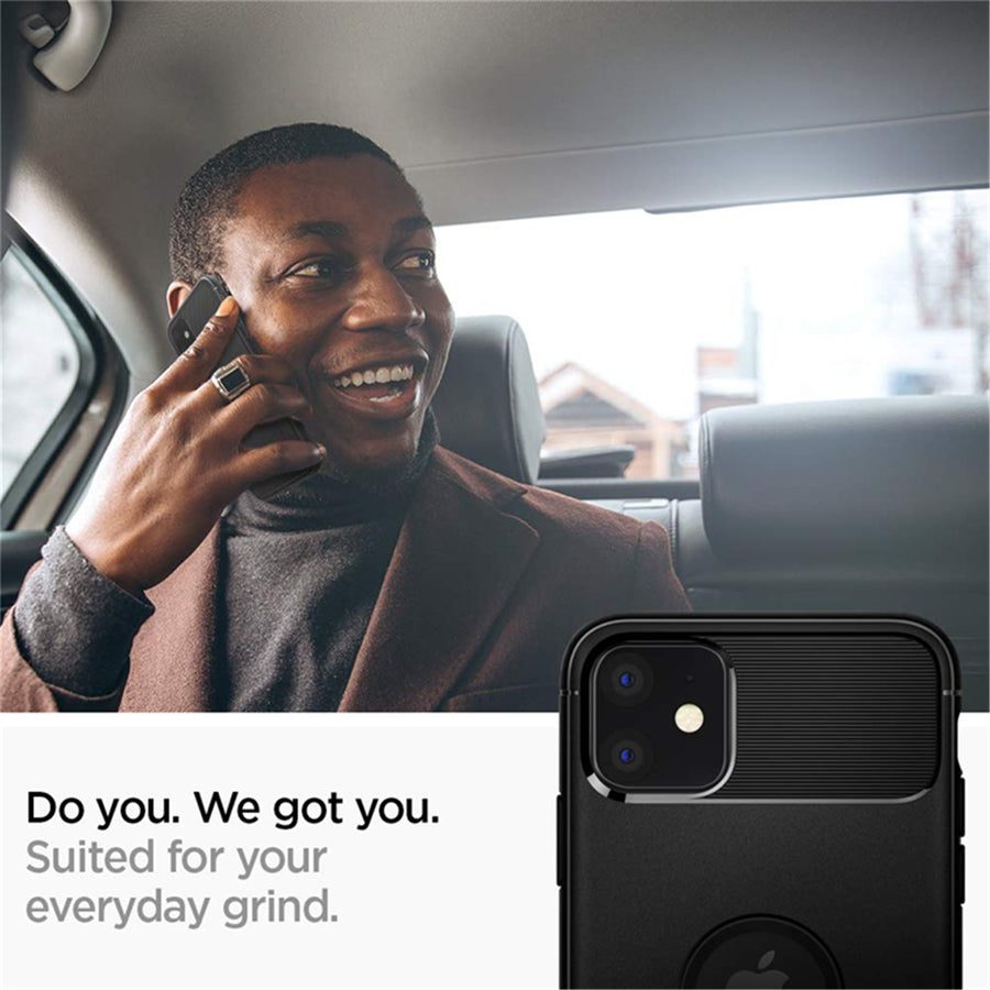 Spigen iPhone 11 (6.1") Rugged Armor  Case - Black