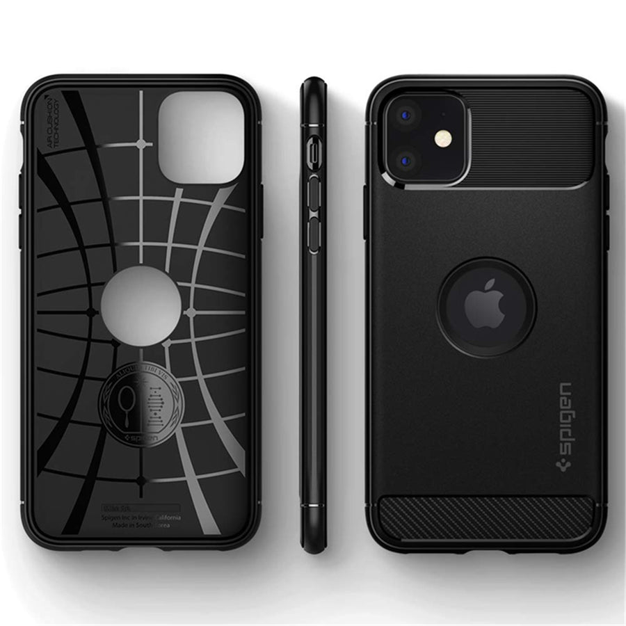 Spigen iPhone 11 (6.1") Rugged Armor  Case - Black