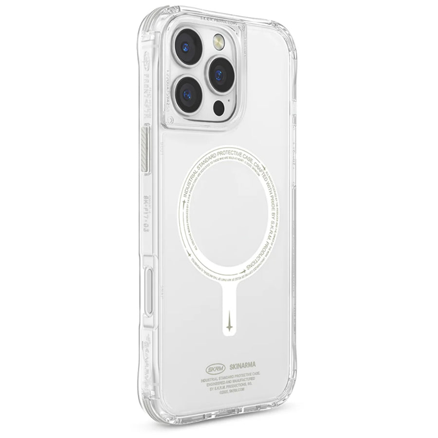 skinarma iPhone 16 Pro (6.3")   Saido Mag-Charge Case (NITEGLOW EDITION) - Lime Green