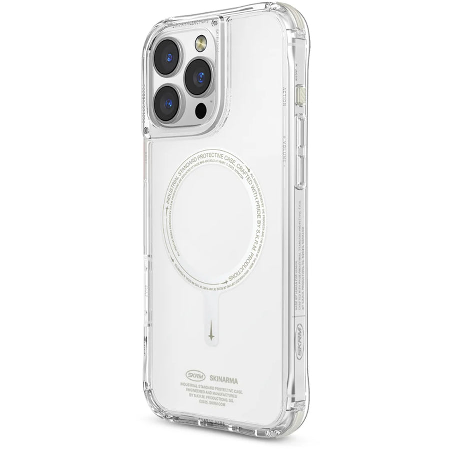 skinarma iPhone 16 Pro (6.3")   Saido Mag-Charge Case (NITEGLOW EDITION) - Lime Green