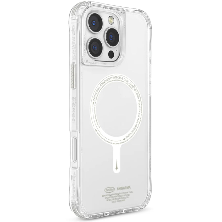 skinarma iPhone 16 Pro Max (6.9")   Saido Mag-Charge Case (NITEGLOW EDITION) - Lime Green