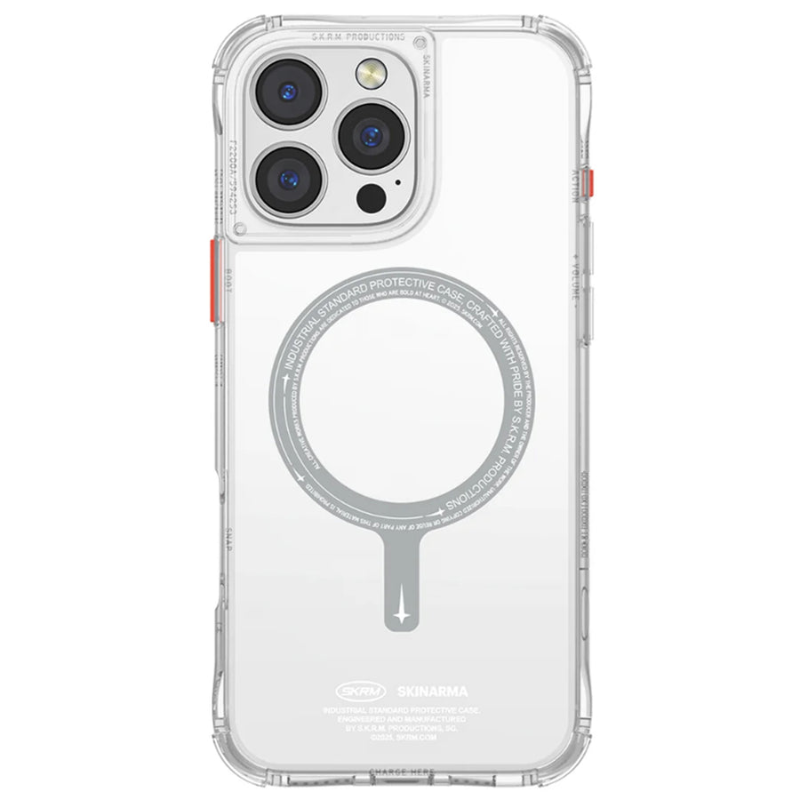 skinarma iPhone 16 Pro (6.3")   Saido Mag-Charge Case - Clear
