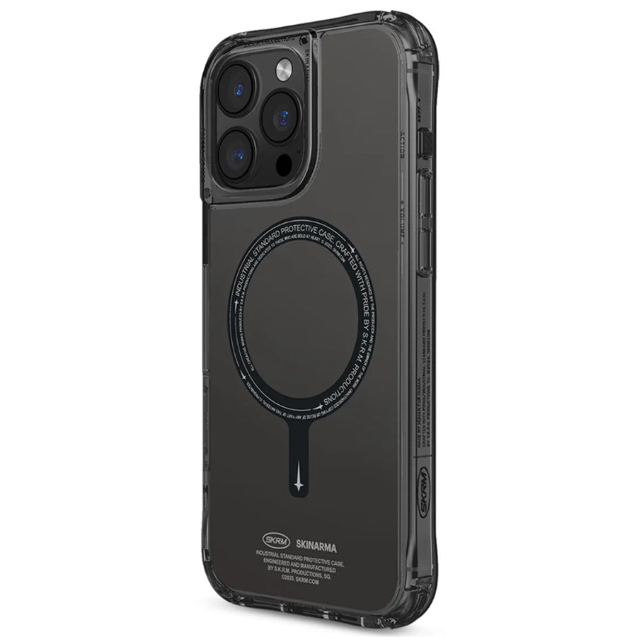 skinarma iPhone 16 Pro (6.3")   Saido Mag-Charge Case - Black