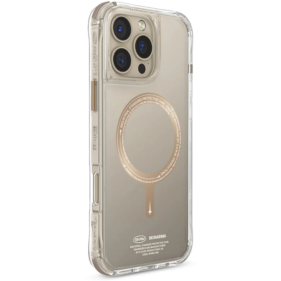 skinarma iPhone 16 Pro (6.3")   Saido Mag-Charge Case - Champagne