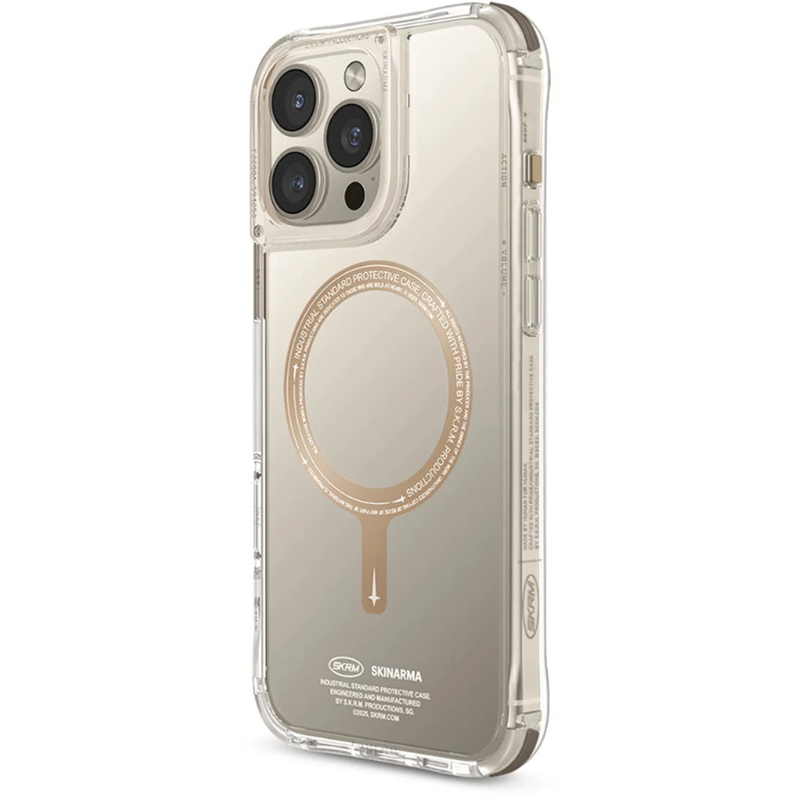 skinarma iPhone 16 Pro (6.3")   Saido Mag-Charge Case - Champagne