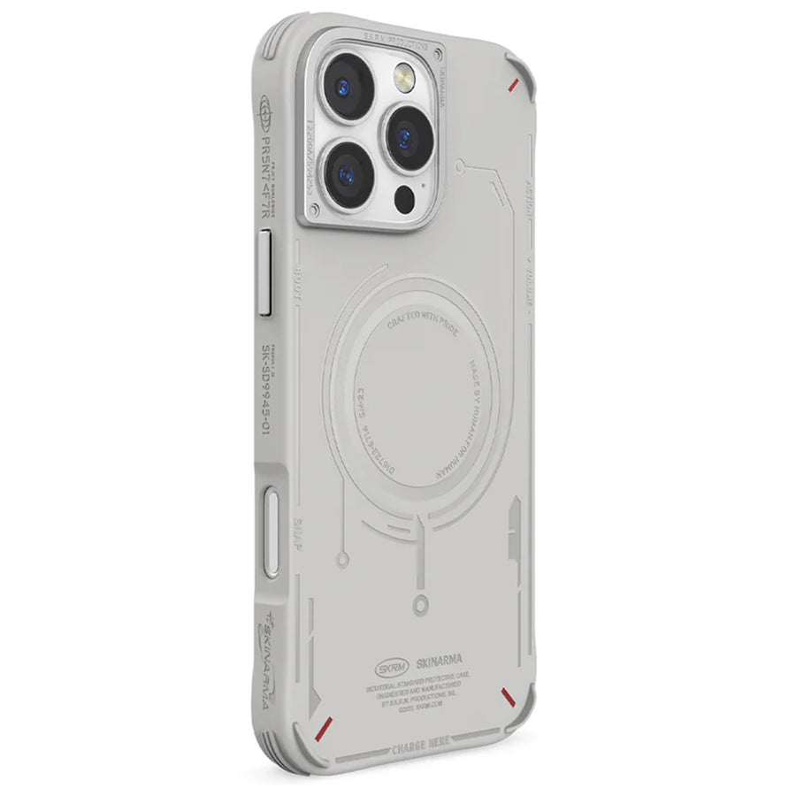 skinarma iPhone 16 Pro Max (6.9")   Mecha Case - Light Grey