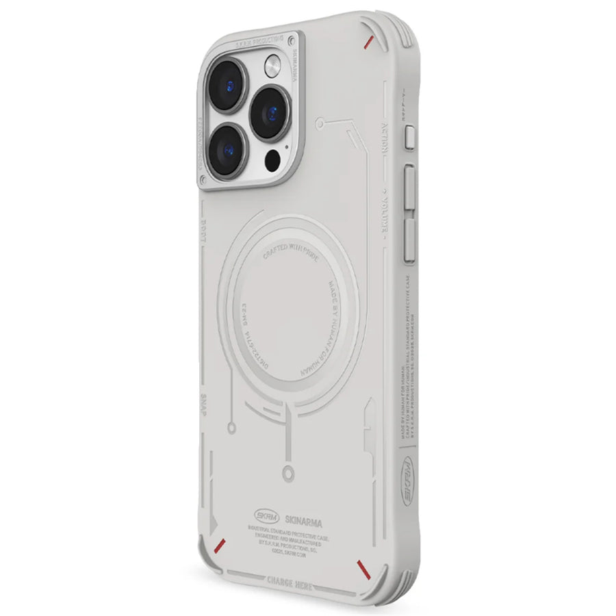 skinarma iPhone 16 Pro Max (6.9")   Mecha Case - Light Grey