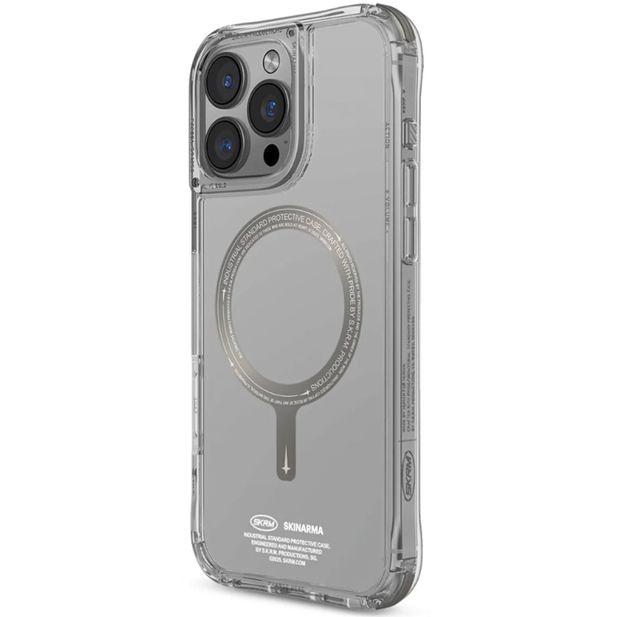 skinarma iPhone 16 Pro Max (6.9")   Saido Mag-Charge Case (PRIME EDITION) - Titanium