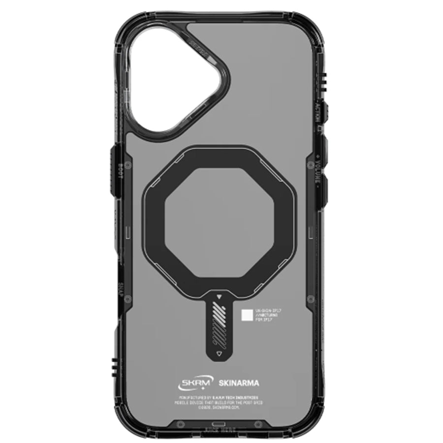 skinarma iPhone 17 (6.3") 2025   Saido Mag-Charge Case - Black