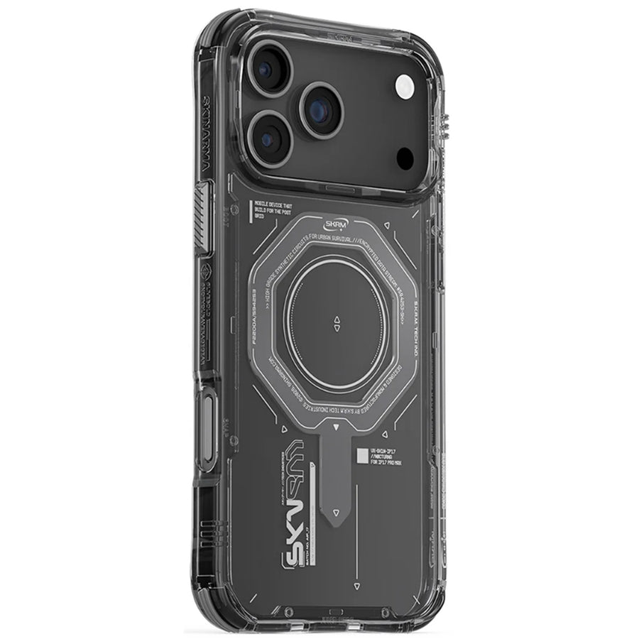skinarma iPhone 17 Pro Max (6.9") 2025   Magma Mag-Charge Case - Graphite