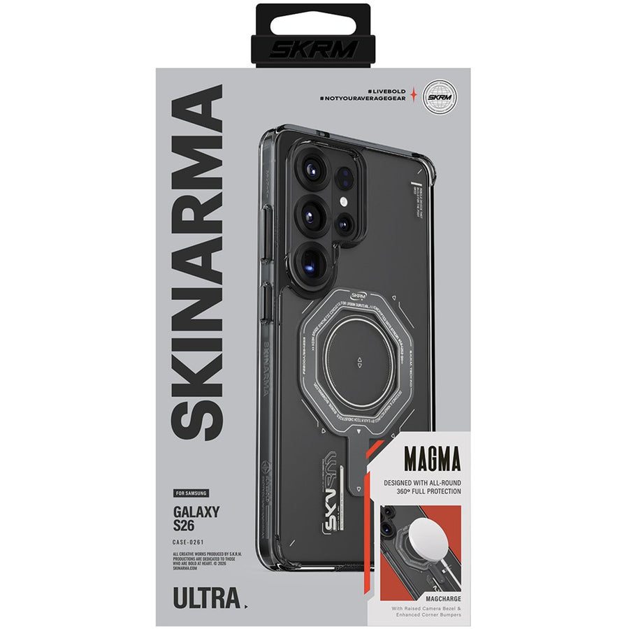 skinarma Galaxy S26 Ultra (2026)   Magma Mag-Charge Case - Graphite