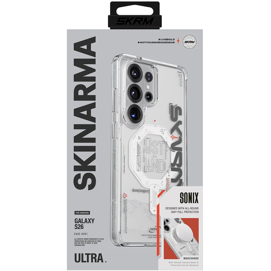 skinarma Galaxy S26 Ultra (2026)   Sonix Mag-Charge Case - Clear