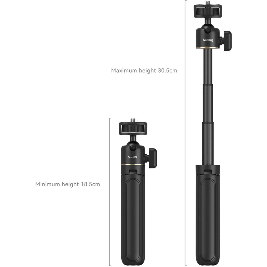 SmallRig Smartphone Vlog Tripod Kit VK-30 Advanced Version - Works In Portrait or Landscape Mode