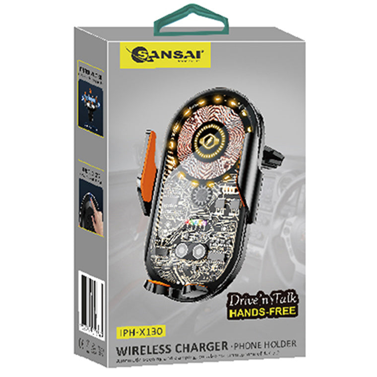 Sansai  IPH-X130  Wireless Car Charger & Phone Holder
