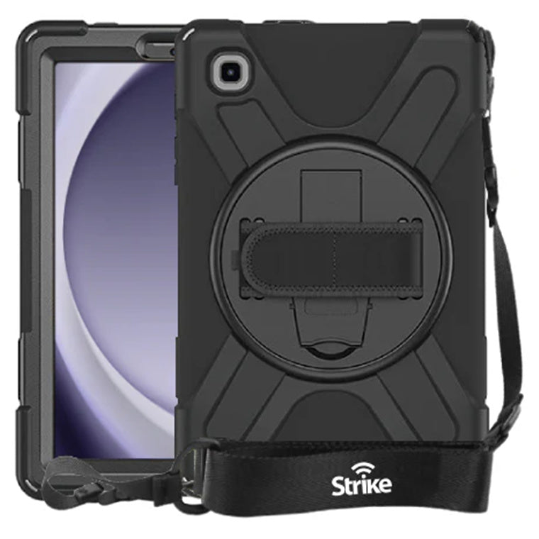 Strike Rugged Case with Hand Strap and Lanyard for Samsung Galaxy Tab A9