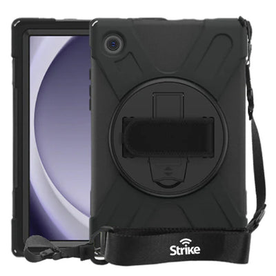 Strike Rugged Case with Hand Strap and Lanyard for Samsung Galaxy Tab A9+