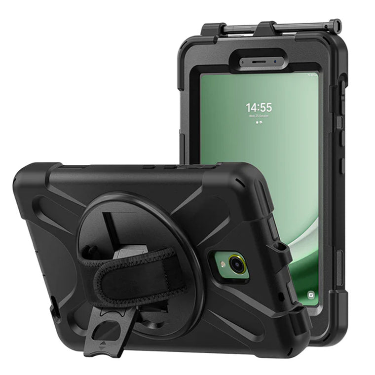 Strike Rugged Case with Hand Strap and Lanyard for Samsung Galaxy Tab Active5