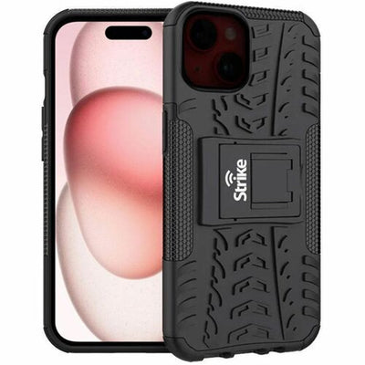 STRIKE CAS-STKIP15RGD Rugged Case For Apple iPhone 15 (Black)