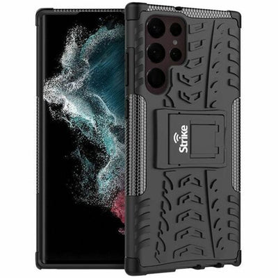 STRIKE CAS-STKSAMS22ULTRARGD Rug Case For Galaxy S22 Ultra (Black)