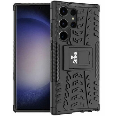 Strike CAS-STKSAMS23ULTRARGD Rugged Case For Samsung Galaxy S23 Ultra - Black