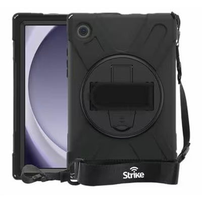Strike CAS-STKSAMTABA9PLRGDHSL Rugged Case with Hand Strap and Lanyard for Samsung Galaxy Tab A9+