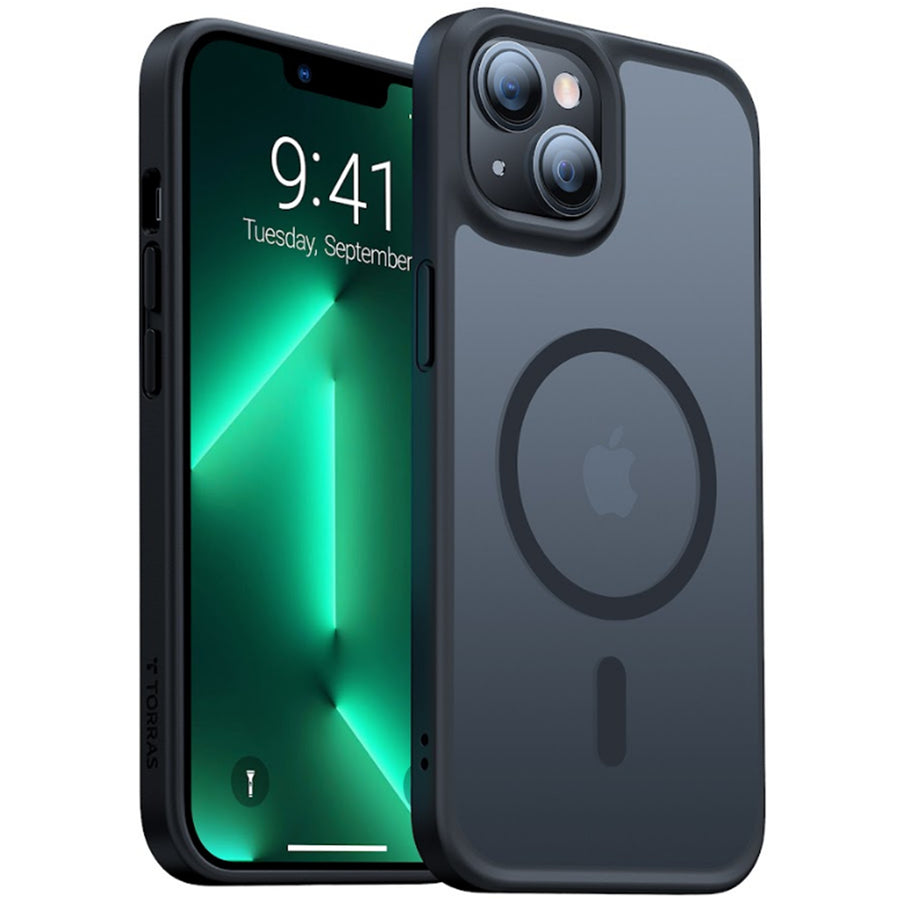 Torras iPhone 14 / 13 (6.1") Guardian  Magnetic Case - Black