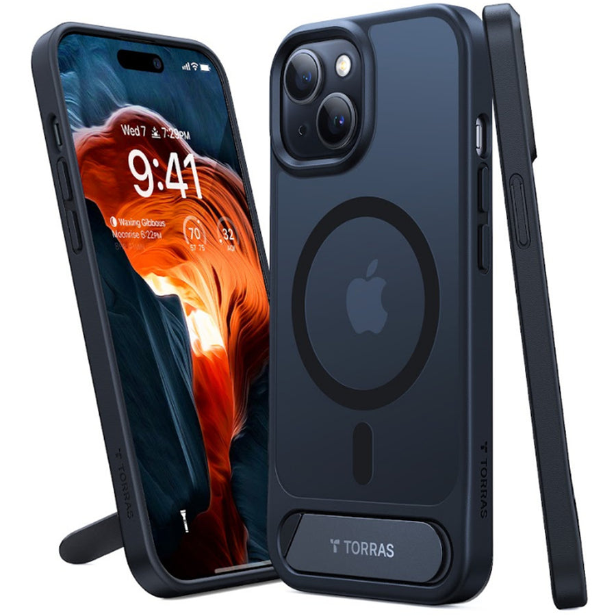 Torras iPhone 15 (6.1")  Pstand Case - Black