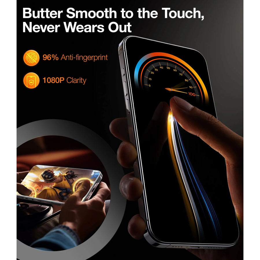 Torras iPhone 15 / 14 Pro (6.1")   Premium Tempered Glass Screen Protector - Clear