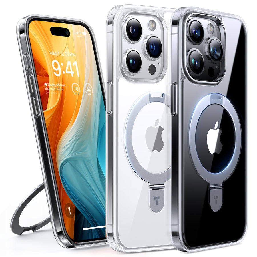 Torras iPhone 15 Pro Max (6.7")  Ostand Case - Clear