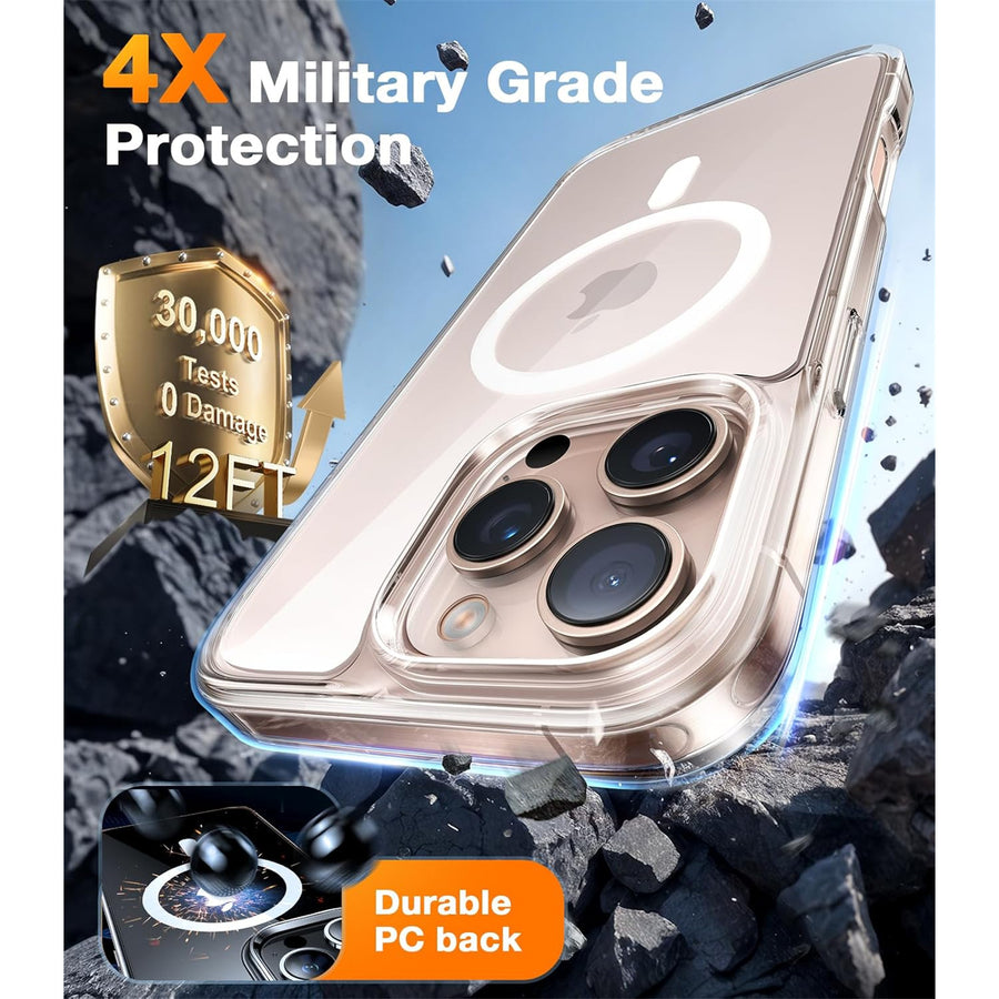 Torras iPhone 16 Pro Max (6.9") Diamond-Mag  Case - Clear