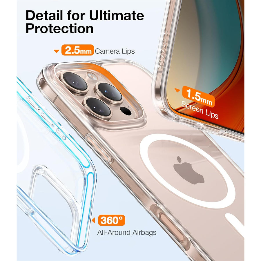 Torras iPhone 16 Pro (6.3") Diamond-Mag  Case - Clear