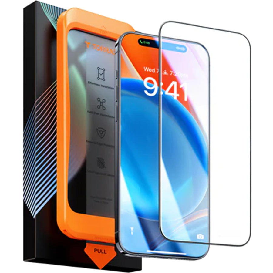 Torras iPhone 16 Pro Max (6.9")  Premium Tempered Glass Screen Protector - Clear