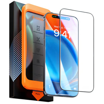 Torras iPhone 16 Pro (6.3")   Premium Tempered Glass Screen Protector - Clear