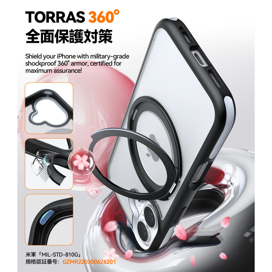 Torras iPhone 16 Plus (6.7")  Ostand R Fusion Spin Case - Pink