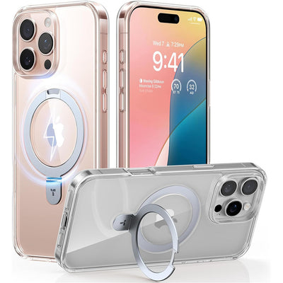 Torras iPhone 16 Pro (6.3")  Ostand Case - Clear