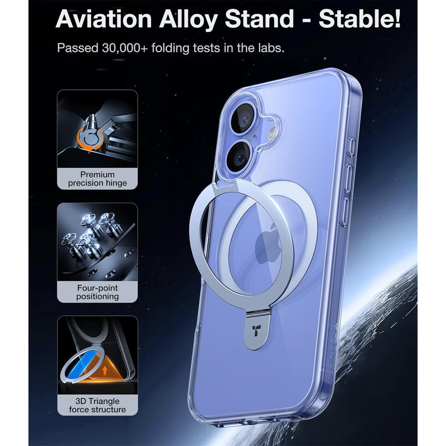 Torras iPhone 16 (6.1")  Ostand Case - Clear