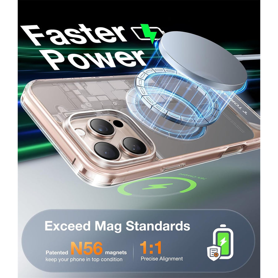 Torras iPhone 16 Pro Max (6.9")  Pstand Case - Clear