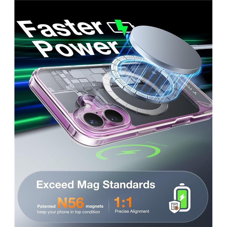 Torras iPhone 16 (6.1")  Pstand Case - Clear